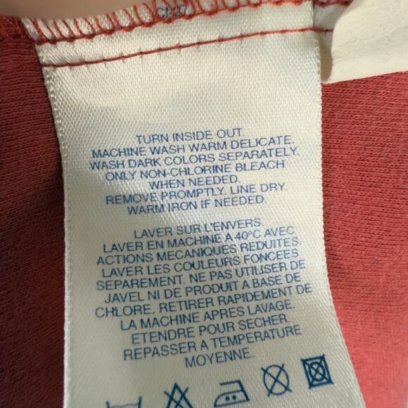 Lands’ End women’s size medium medium weight stretch knit shirt dress #3795 - Picture 6 of 8